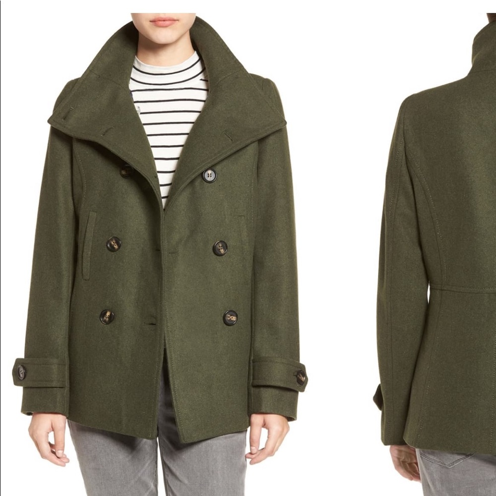Thread & supply double breasted peacoat